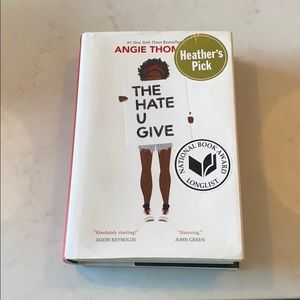 Hardcover Hate you give book